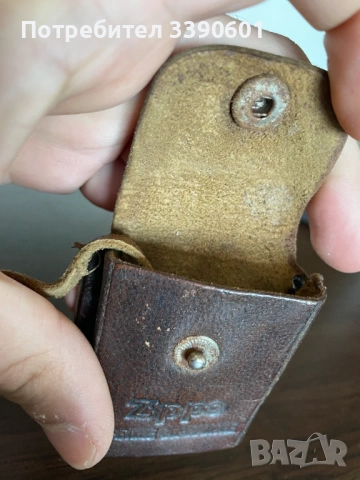 ZIPPO кожено калъфче за запалка, снимка 3 - Запалки - 54146063