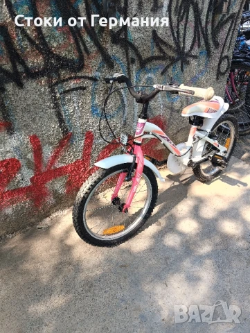 Детско колело за момиче 18 цола, снимка 3 - Велосипеди - 50600344