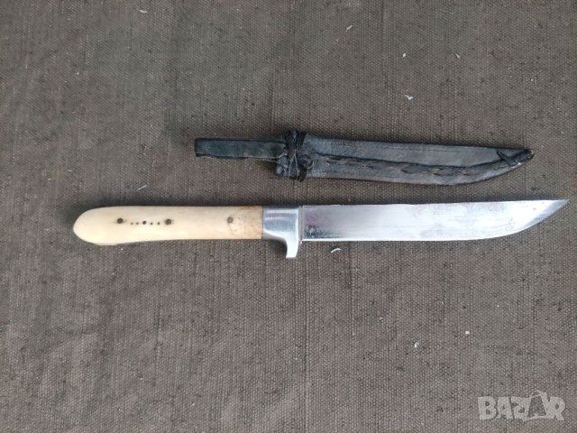 Продавам ножче с кания и рогова дръжка, снимка 2 - Ножове - 37762752