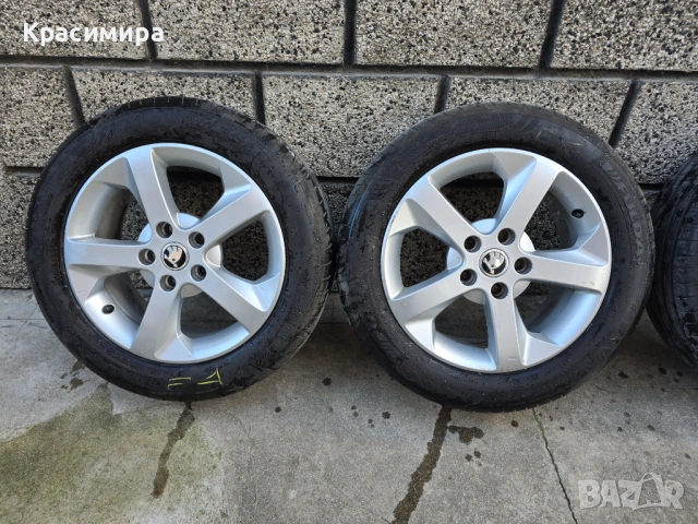 Джанти + Гуми за Шкода, снимка 2 - Гуми и джанти - 54138843