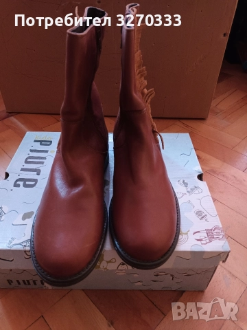 Дамски боти от естествена кожа , снимка 4 - Дамски боти - 52901519