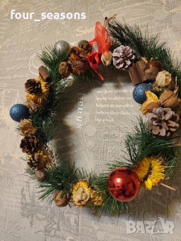 Коледни венци , снимка 8 - Декорация за дома - 51981814