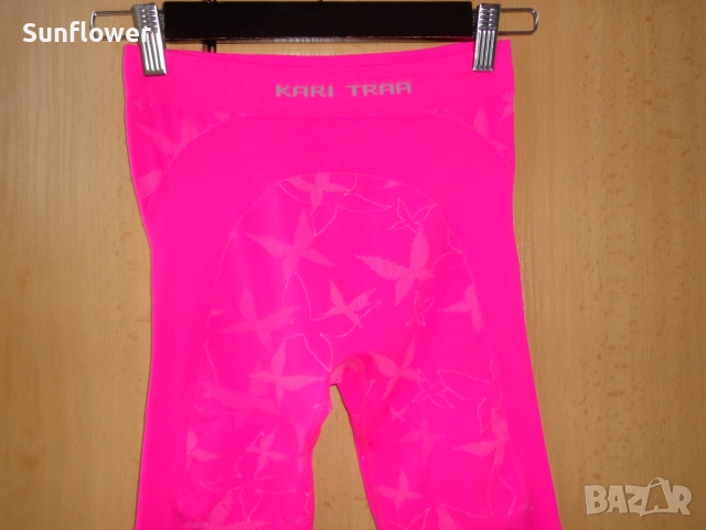 Розов спортен комплект топ и клин Kari Traa XS - S  Топът е в размер S, а клинът XS –S , снимка 4 - Спортни екипи - 51870238
