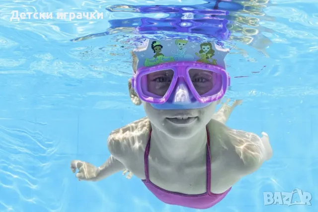 Детска маска за гмуркане Принцеси Princess, Bestway, UV защита, снимка 5 - Други - 50061815