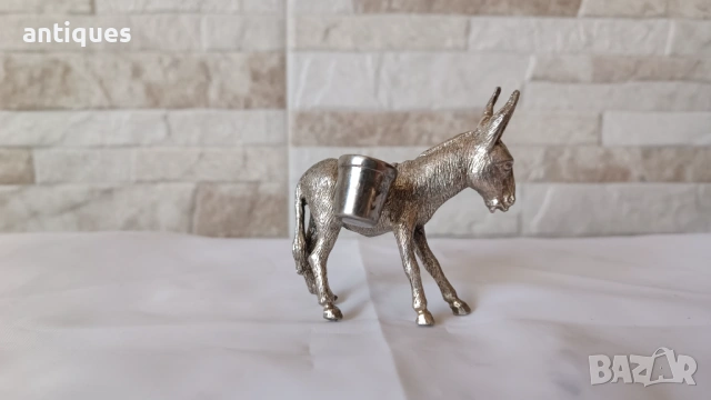 Стара мастилница във фигурата на магаре, снимка 4 - Други ценни предмети - 53029868