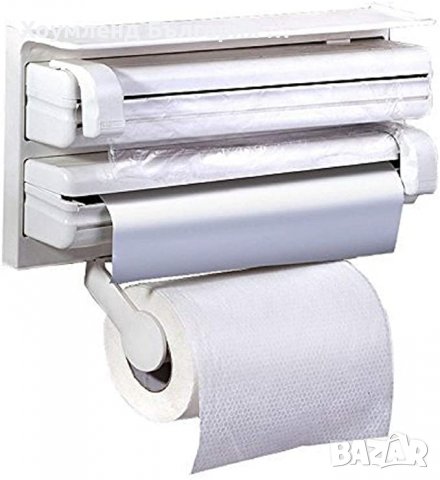 Домакинска поставка 4в1 тип диспенсър - органайзер, снимка 4 - Аксесоари за кухня - 39245729