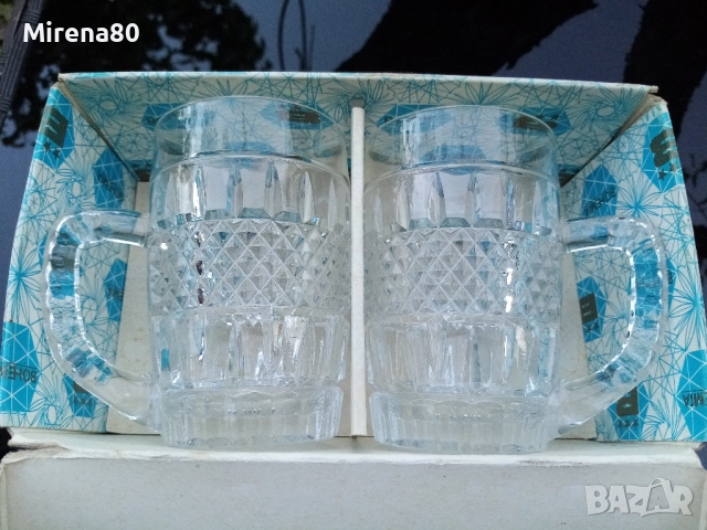 * Bohemia * - 2 бр. кристални халби - нови !, снимка 5 - Антикварни и старинни предмети - 51516220