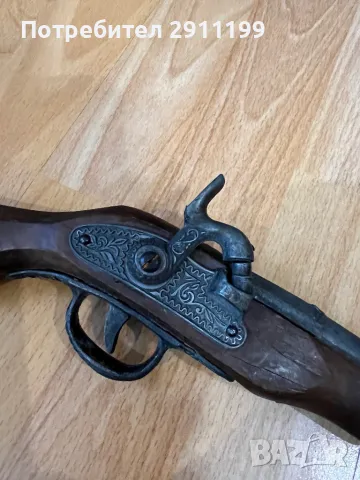 Реплика на кремъчен пистолет, снимка 6 - Антикварни и старинни предмети - 47627156