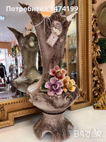 Голяма ваза Каподимонте, нова, със сертификат, снимка 2 - Вази - 44481767