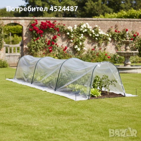 Мини оранжерия - сгъваема, практична и идеална за всеки градинар - 1,8 х 6м