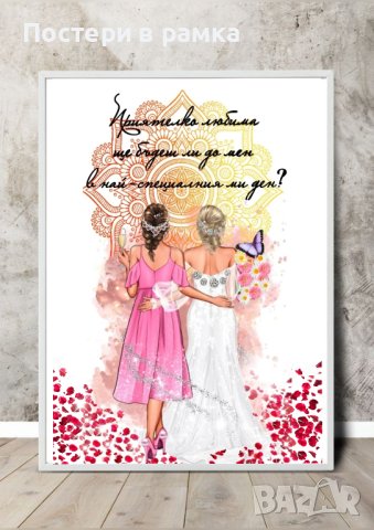 Покана за кума в рамка , снимка 4 - Подаръци за жени - 40385079