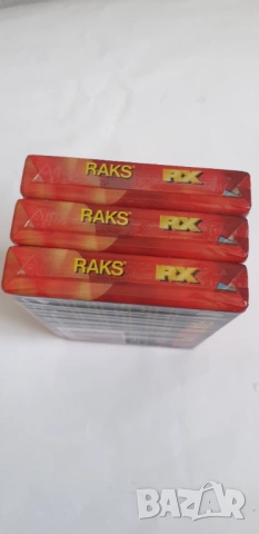 Касети RAKS RX 60 Super Slim нови, комплект от 3 броя, снимка 6 - Антикварни и старинни предмети - 54134612
