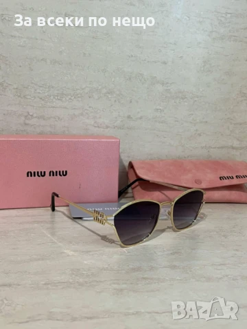 Miu Miu Слънчеви Очила С UV400 Защита С Подарък🎁Калъф😎🕶 - Различни Цветове И Модели Код VF21, снимка 2 - Слънчеви и диоптрични очила - 51174679