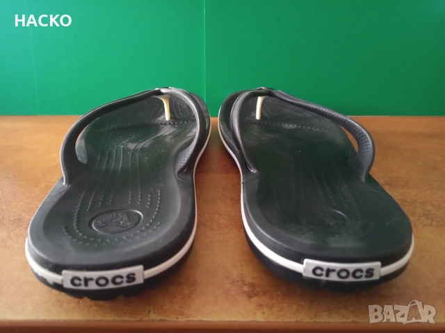 Джапанки Crocs Crocband Flip Номер 10/12 43/44 Стелка 28 см. 100% Оригинални Внос от Англия, снимка 4 - Джапанки - 54293192