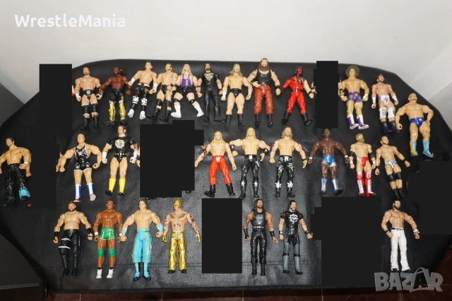 28 Кеч Фигури Iron Sheik/Braun Strowman/Kofi Kingston/Kurt Angle/Roderick Strong/TJP/CM Punk/Edge