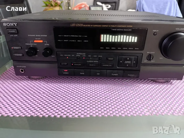 Усилвател SONY TA-D509 , снимка 2 - Ресийвъри, усилватели, смесителни пултове - 56473991