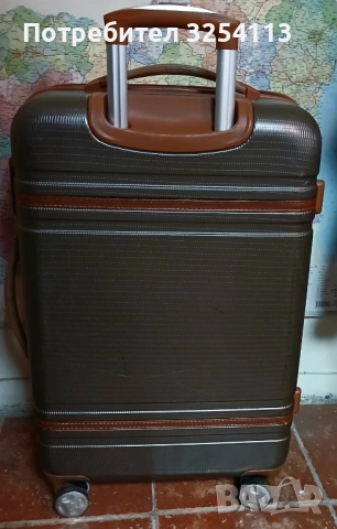 Куфар голям твърд, снимка 3 - Куфари - 53957045