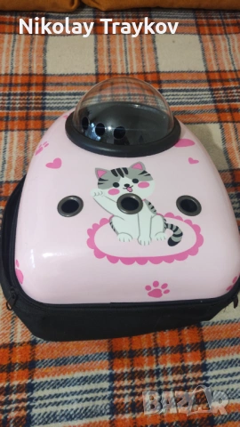 Раница за котки тип "космонавт", снимка 2 - За котки - 53050843