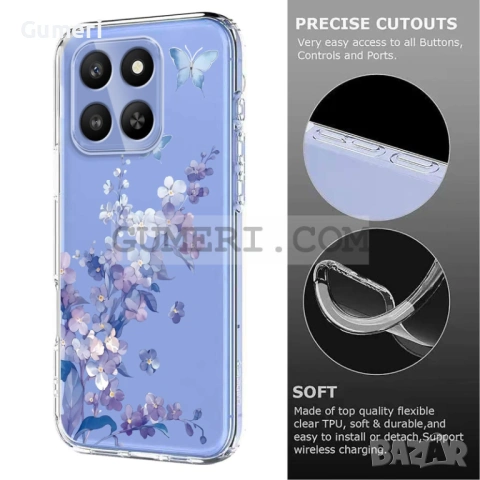 Прозрачен Гръб с Картинки за Huawei Honor X7d, снимка 7 - Калъфи, кейсове - 53258702