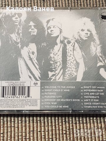 GUNS N ‘ ROSES-cd, снимка 7 - CD дискове - 38709436