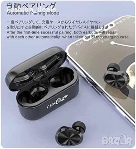 Нови Безжични слушалки Спортни с кутия за зареждане Earbuds за музика, снимка 4 - Bluetooth слушалки - 40333937
