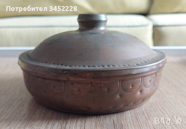 Кутия медна ретро за ценители , снимка 3 - Антикварни и старинни предмети - 54090926