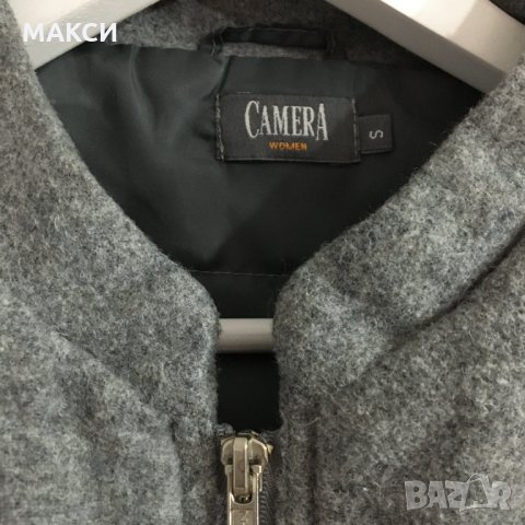 Марков ватиран елек с метален цип, джобове и вътрешни коригиращи вързалки в сиво, снимка 4 - Елеци - 31195706
