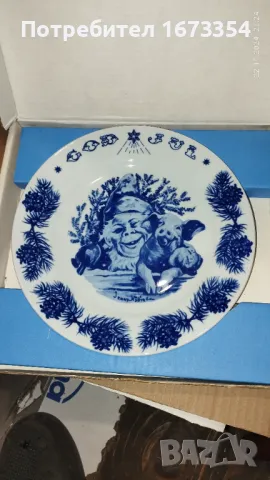 Колекционерски чиний - коледна, снимка 6 - Други ценни предмети - 48071445