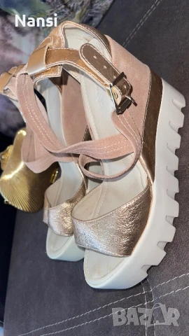 Уникални сандали Bianki от естествена кожа, снимка 4 - Сандали - 50967633