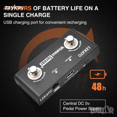 LEKATO Безжичен педал за обръщане на страници, снимка 2 - Друга електроника - 50844342