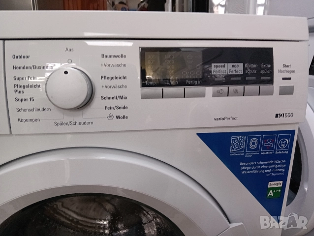Като нова пералня Сименс Siemens IQ500 А+++ 2 години гаранция!, снимка 2 - Перални - 52730124