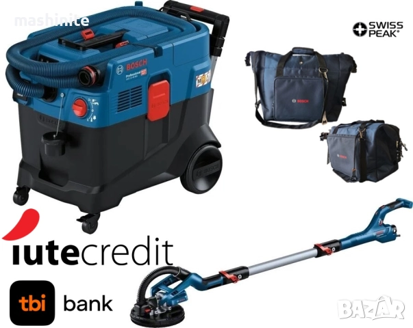 Шлайфмашина жираф за стени GTR 550 Professional + Прахосмукачка GAS 12-40 MA Bosch