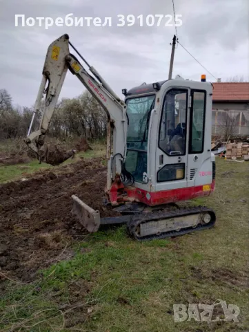 Услуги с мини багер мини челен товарач и тристранен самосвал с кран 