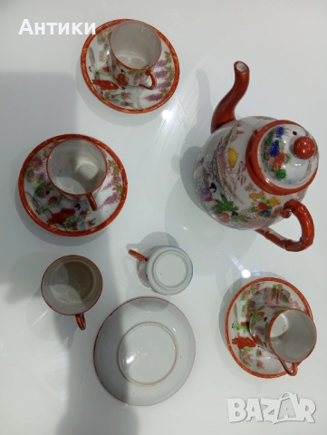 Порцеланов китайски стар сервиз , снимка 10 - Сервизи - 52540581
