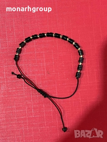 Златна гривна конец, снимка 3 - Гривни - 52474733