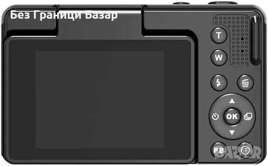 Нов Фотоапарат 4K 64MP с подвижен екран USB компактна камера за влог начинаещи