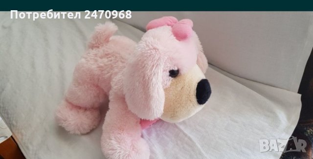 Розово плюшено куче, снимка 3 - Плюшени играчки - 35415063