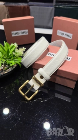 колани от естествена кожа в кутия valentino garavani miu miu , снимка 4 - Колани - 51550090