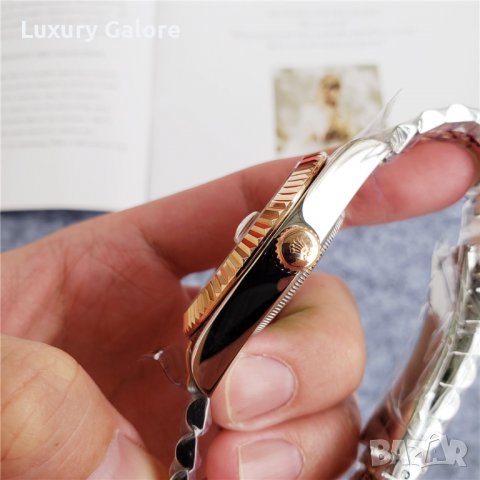 Унисекс часовник Rolex Datejust Two Tone с автоматичен механизъм, снимка 5 - Мъжки - 38206768