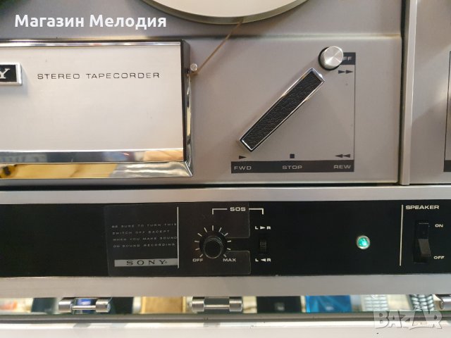 Ролков магнетофон Sony tc-540  В отлично техническо и визуално състояние., снимка 6 - Аудиосистеми - 35283060