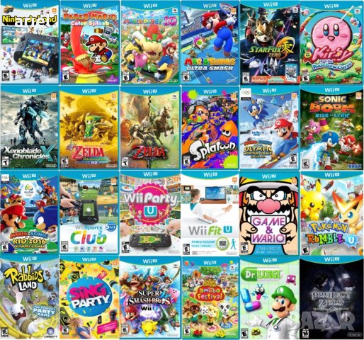 Nintendo WiiU 120 Gb , model 32 gb черен, с всякакви игри без изключение, Mario, Sonic , Luigi NFS, снимка 8 - Nintendo конзоли - 44246009