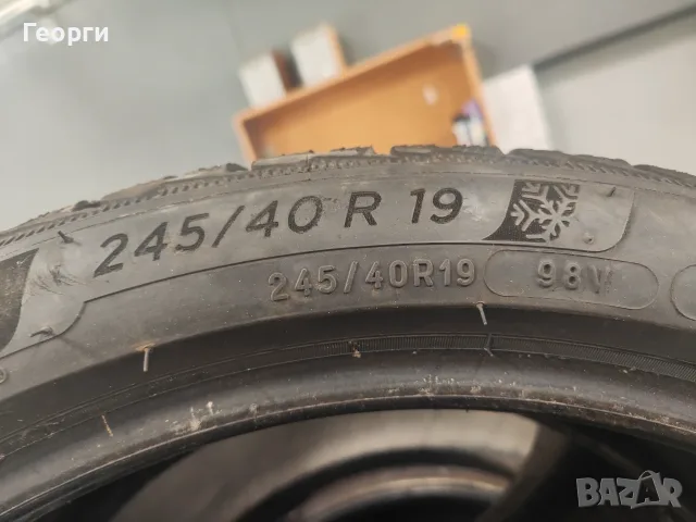 2бр.зимни гуми 245/40/19 Michelin, снимка 5 - Гуми и джанти - 55830075