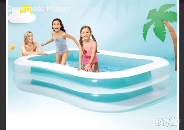 Семеен басейн на INTEX! Състояние използвано като ново! , снимка 2 - Басейни и аксесоари - 51632687