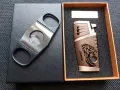 Луксозна запалка за пури с подарък резачка ПРОМО ЦЕНА, снимка 3