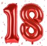 Нови зелени балони с големи числа 18 за Рожден ден Парти Декорации Украса, снимка 1 - Други - 39743615