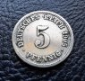 Стара монета 5 пфенига 1905 г. буква F - Германия- рядка, хит цена !, снимка 12