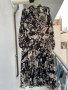 Нова стилна черна бяла разкошна феерична елегантна плисирана плисе рокля Reserved, снимка 1 - Рокли - 42179247