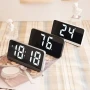 Настолен електронен LED часовник с големи цифри температура UBS за стена деца дигитален големи цифри, снимка 3