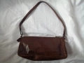 Винтидж италианска чанта за рамо от естествена кожа в кафяв цвят CIAMPI, снимка 4