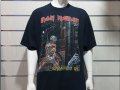 Нова мъжка тениска със ситопечат на музикалната група IRON MAIDEN - SOMEWHERE IN TIME , снимка 1 - Тениски - 30648204